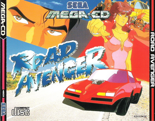 Road Avenger box art for Sega Mega CD